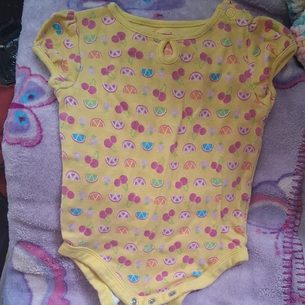 Garanimals Yellow Fruit Print One Piece
